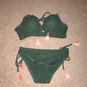 NEVER WORN bikini top and bottom